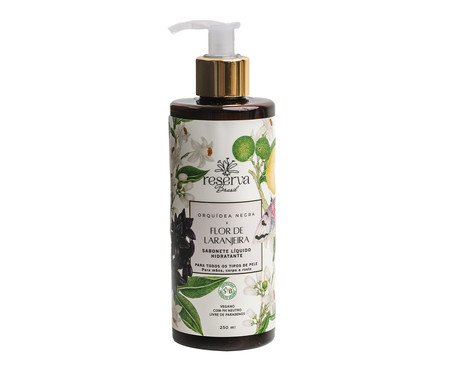 Sabonete Líquido Vegano Hidratante Orquídea Negra e Flor de Laranjeira | Westwing