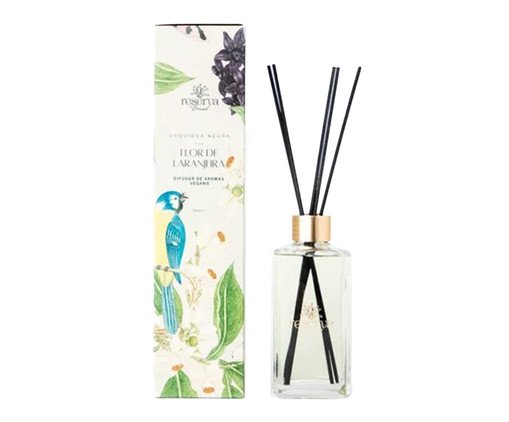 Difusor de Aromas Vegano Orquídea Negra e Flor de Laranjeira, Colorido | WestwingNow