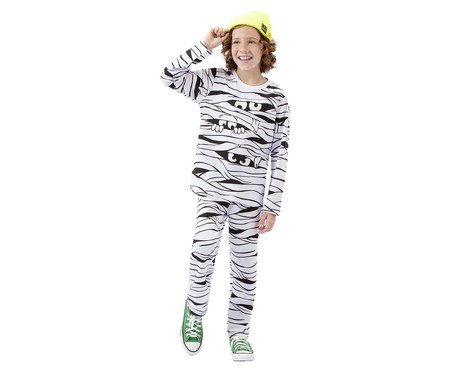 Pijama Manga Longa Múmia Brilha No Escuro - 2 | Westwing
