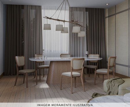 Mesa Caruaru Chocolate e Off White | Westwing