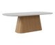 Mesa Caruaru Chocolate e Off White, Marrom | WestwingNow