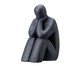 Escultura Reflexão Preto, Preto | WestwingNow