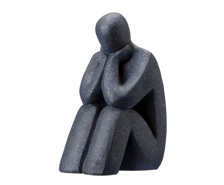 Escultura Reflexão Preto | Westwing