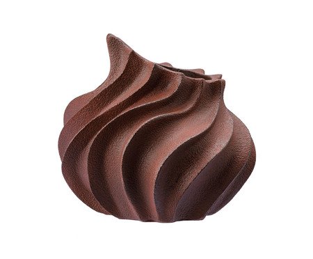 Vaso Cerêmico Chamas Marrom | Westwing