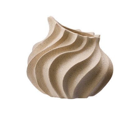 Vaso Cerêmico Chamas Bege | Westwing