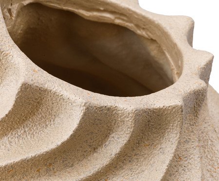 Vaso Cerêmico Chamas Bege | Westwing