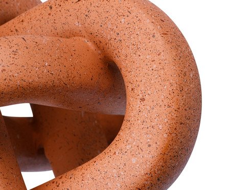 Escultura Elos de Correntes Marrom | Westwing