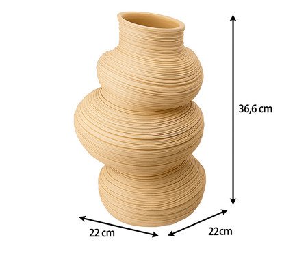 Vaso Cerêmico Balls Bege | Westwing