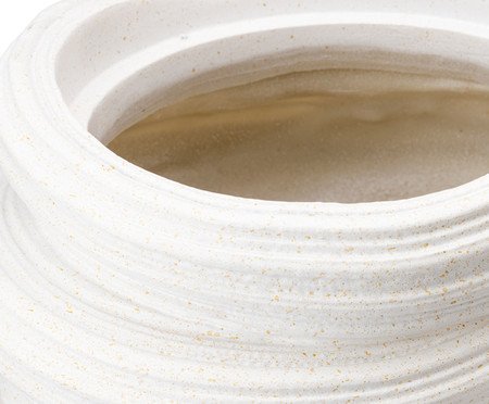 Vaso Cerêmico Elos Branco | Westwing