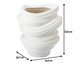 Vaso Cerêmico Elos Branco, Branco | WestwingNow