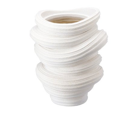 Vaso Cerêmico Elos Branco | Westwing