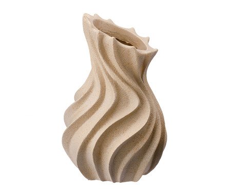 Vaso Cerêmico Ciclone Bege | Westwing