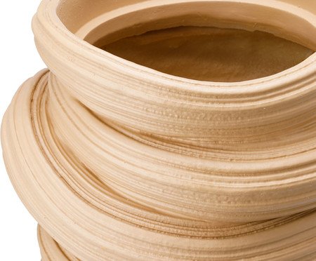 Vaso Cerêmico Elos Bege | Westwing