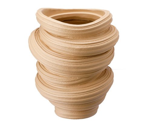 Vaso Cerêmico Elos Bege, Bege | WestwingNow