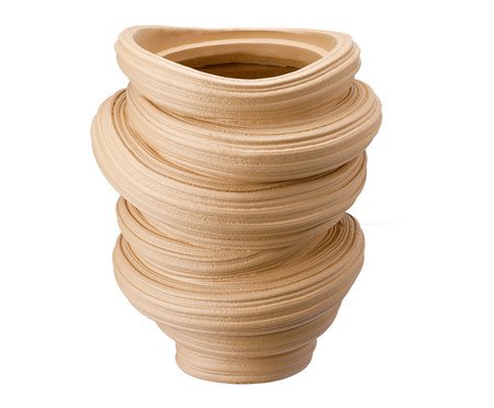 Vaso Cerêmico Elos Bege | Westwing