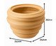 Vaso Cerêmico Redemoinho Bege, Bege | WestwingNow