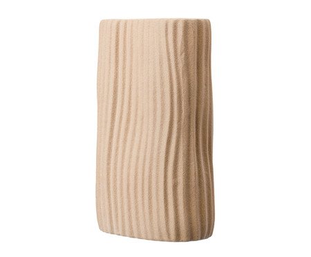 Vaso Cerêmico Listras Bege | Westwing