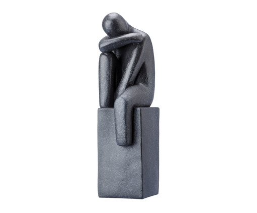 Escultura Solidão Preto, Preto | WestwingNow