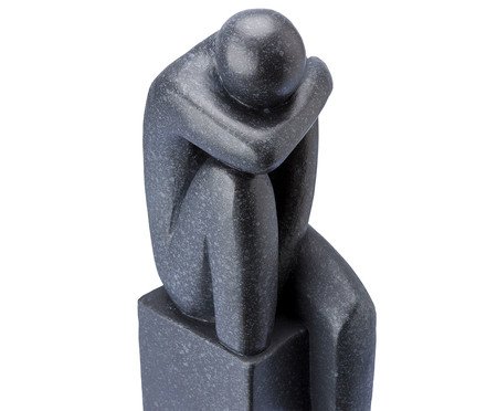 Escultura Solidão Preto | Westwing