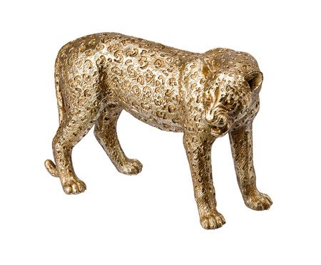 Escultura Onça Dourada | Westwing