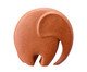 Escultura Elefantes Terracota, Marrom | WestwingNow