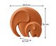 Escultura Elefantes Terracota, Marrom | WestwingNow