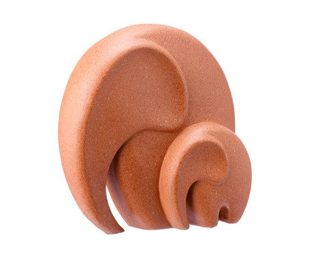 Escultura Elefantes Terracota | Westwing