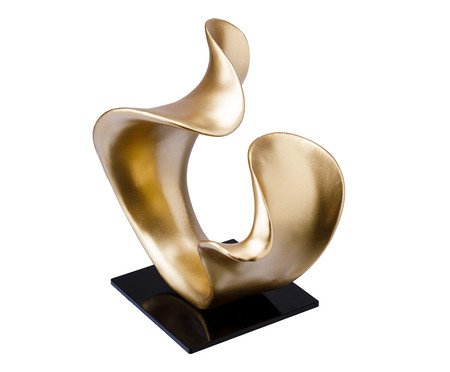 Escultura Ostra Dourada | Westwing