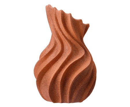 Vaso Cerêmico Ciclone Terracota | Westwing