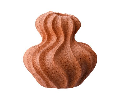 Vaso Cerêmico Ondas Terracota | Westwing