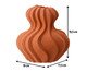 Vaso Cerêmico Ondas Terracota, Marrom | WestwingNow