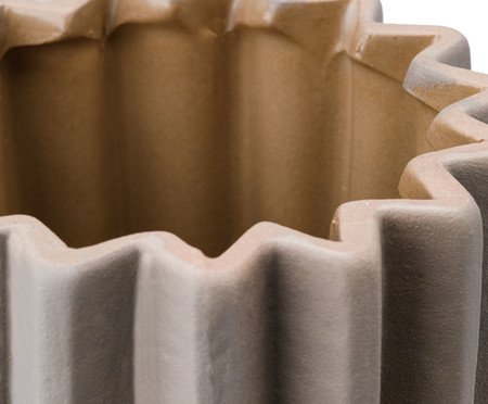 Vaso Cerêmico Redondo Listras Fendi | Westwing