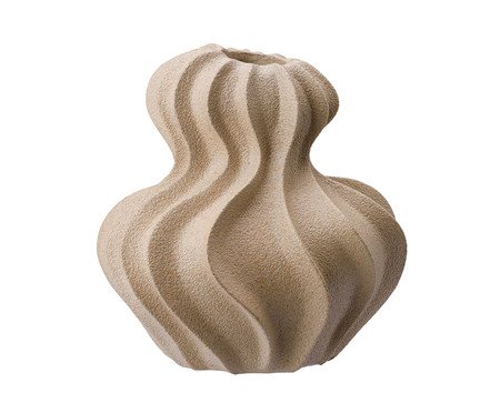 Vaso Cerêmico Ondas Bege | Westwing
