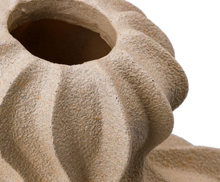 Vaso Cerêmico Ondas Bege | Westwing