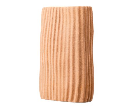 Vaso Cerêmico Listras Marrom | Westwing