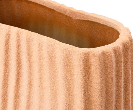 Vaso Cerêmico Listras Marrom | Westwing