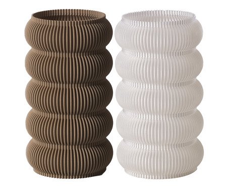Dupla de Vaso Argola Transparente | Westwing