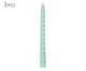 Jogo de Velas Castiçal Torcidas Celadon - 26X2,5cm, Verde | WestwingNow