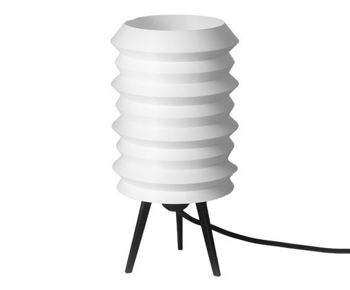 Luminária Kyoto Base Preta, white | WestwingNow