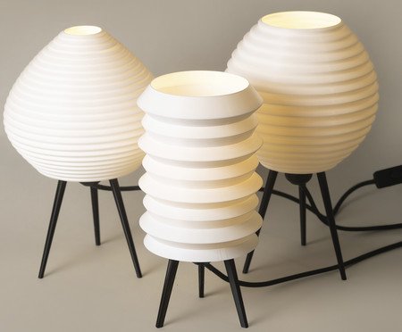 Coleção de Luminárias Japonesas Base Preta | Westwing