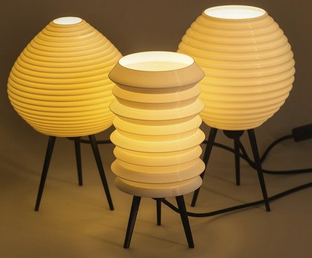 Coleção de Luminárias Japonesas Base Preta | Westwing