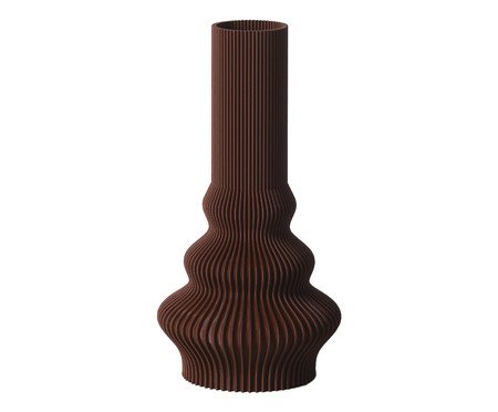 Vaso Tubo Marrom | Westwing
