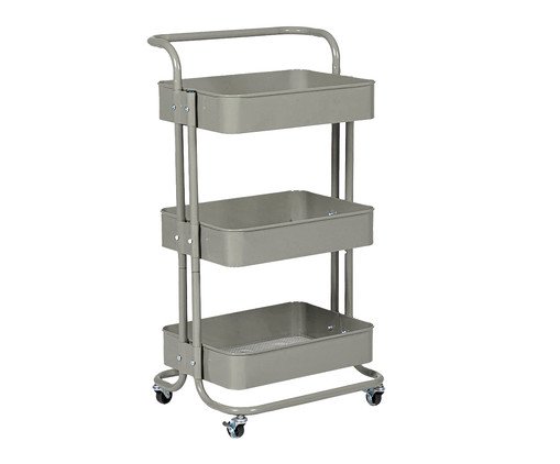 Carrinho Organizador Berlim Cinza, grey | WestwingNow