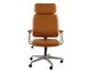 Cadeira Office Gran Chicago Caramelo com Pés Cinza, beige | WestwingNow