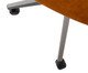 Cadeira Office Gran Chicago Caramelo com Pés Cinza, beige | WestwingNow