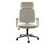 Cadeira Office Gran Chicago Bege com Pés Ouro Branco, beige | WestwingNow