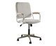 Cadeira Office Chicago Bege com Pés Ouro Branco, beige | WestwingNow