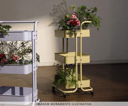Carrinho Organizador Berlim Matcha | Westwing