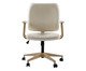 Cadeira Office Chicago Bege com Pés Ouro Claro, beige | WestwingNow