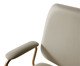 Cadeira Office Chicago Bege com Pés Ouro Claro, beige | WestwingNow